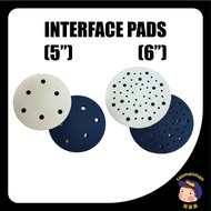 5" / 6" interface pad sanding rounded surfaces and contours backing pad sanding disc softer result