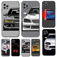 for iPhone 15 16 17 pro Plus Max Air TPU phone case soft shell protective cover (P-1) Nissan GTR spo
