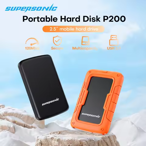 Supersonic Portable Hard Drive PHDD USB 3.0 1TB 500G 2.5 Inch External SSD Hard Disk For Laptop Comp