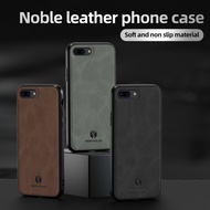Compatible for iPhone 7 8 Plus iPhone7 iPhone7Plus iPhone8 iPhone8Plus 7Plus 8Plus 7P 8P Soft Case Shockproof PU Leather Silicone Camera Protective Back Cover