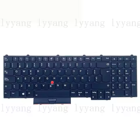 f 01HW292 FOR Lenovo Thinkpad P51 P71 P50 P70 Spanish withatout Backlit Keyboard