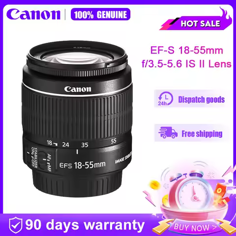 Canon EF-S 18-55mm f/3.5-5.6 IS II Lens for Canon DSLR Camera 18 55 mm canon lens