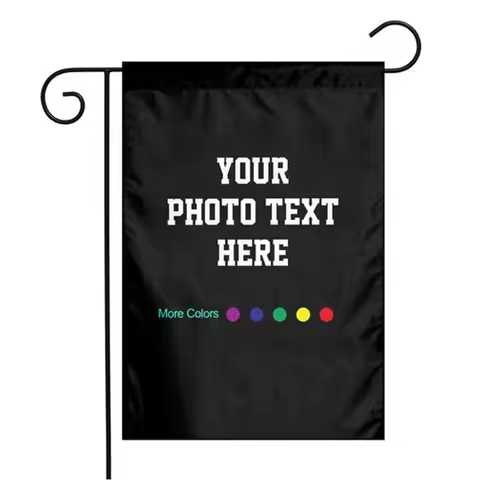 Custom Double Sided Personalized Yard Banner 12''X18'' , 30X45cm Add Your Own Photo Text Logo House