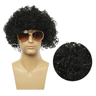 Mya Disco Hippie Costume Set 80s Curly Rock Wig Necklace Sunglasses 80s Costume Accessories for Hall
