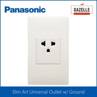 Panasonic Slim Art Slim Art Universal Outlet w/ Ground and Ground shutter