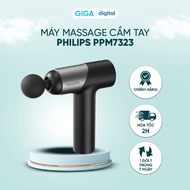 [HCM] Máy Massage cầm tay Philips PPM7323 - 7 cấp độ tùy chỉnh - 6 đầu massage chuyên dụng - BH 24 t