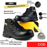 Men's steel toe safety work shoes - Men's steel toe safety straps - field work safety boots - iron t