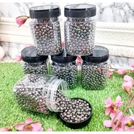 Mute Czech Beads Black Bakpao/