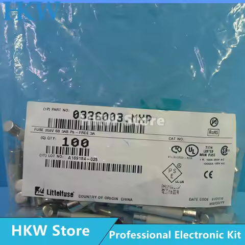 10pcs/lot 6*32mm Slow Blow Tube Fuses 250V 1A 1.5A 2.5A 3A 5A 8A 10A 12A 15A 20A 25A 30A AMP Fuse Ce