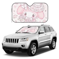 Sanrio Car Sun Visor Sunshade Windshield Sunscreen Car UV Protection Heat Insulation Cover Dashboard