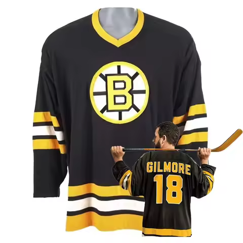 Child Happy Gilmore 2 Jersey T-shirt Long Sleeve Streetwear Shirts Women Men Cosplay Hockey Jersey