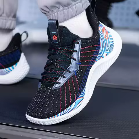 Under Armour Curry Flow 10 Signature Basketball Shoes, Cushioned Breathable Practical Sports Sneaker