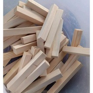 KAYU Dutch Teak Wood Stick Size 1.5x1.5x10 cm Craft Materials