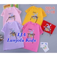 kaos import balon anak cewek usia 4-12 tahun / kaos import lengan jagung anak cewek / kaos import an