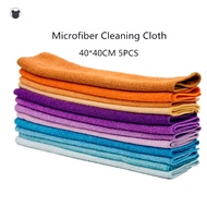 5Pcs Large Size 40*40cm Microfiber Kitchen Towel Cleaning Cloth for Household Towel Cleaning Supplie