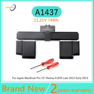 A1437 Laptop Battery For Apple MacBook Pro 13" Retina A1425 Late 2012 Early 2013