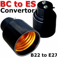 BC to ES Type Lamp Adaptor B22 to E27