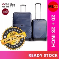 SAMEL (2 in 1 Set) 20'' 28'' Japanese Concept Warenai PP Luggage FGD 343