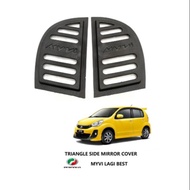 Triangle Rear Mirror Side Window Cover Myvi Lagi Best / Myvi Icon
