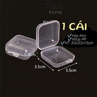 3 Hộp Nhựa Mini Trong Suốt, Đựng Đồ Dùng Cá Nhân, Đựng Thuốc, Để Đồ Nhỏ Tiện Dụng Trong Gia Đình, Nh