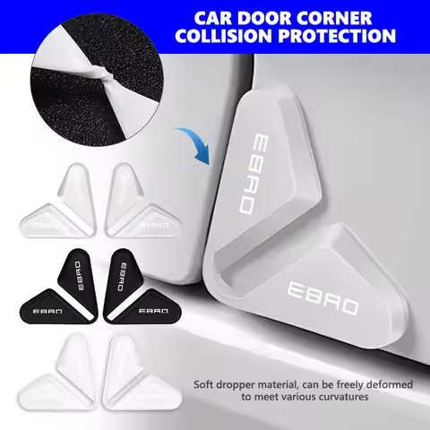 2pcs Car Door Collision Corner Anti-Collision Sticker Universal For Ebro S400 S700 S800 Jaecoo J7 J8