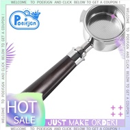 51mm Portafilter 3 Ears, Stainless Steel,51mm Bottomless Portafilter with Wood Handle and Filter Bas