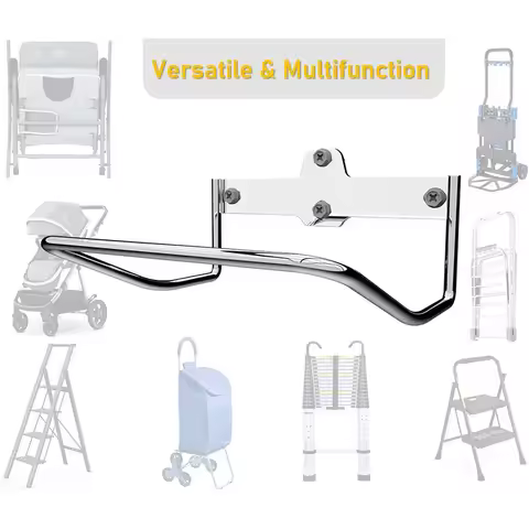 Ladder Rack Hanger Ladder Hanger for Garage Wall Ladder Storage Strollers and Folding Chair Heavy Du
