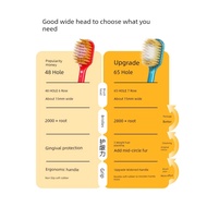 berus gigi toothbrush Japan Japan EBISU EBISU Toothbrush 65 Holes Super Soft Bristles Household Fami