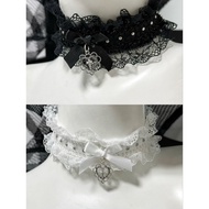 Original Homemade Collar Lace Series Love Heart Bow Lolita Lace Necklace choker Lace Necklace