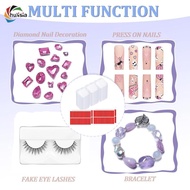 [chulisia] 30x Press on Nail Box Artificial Nail Display Case for Bracelets Nail Salon