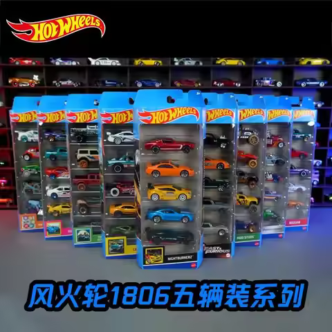 Hot Wheels Original five cars set 1806 die casting track alloy car model Porsche model Decoration Su