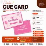 Custom Print A5 Cue Card