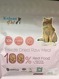 K-clean Pet 全雞/鴨生肉凍乾 (貓糧) 300g