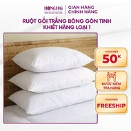 (2 pieces) Grade 1 pure white cotton pillowcase - Elysian/Hong Hai 45cm x 65cm