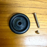 (Get 4 Wheels) 19x50 Mm Wheels With 4 1.5-Inch Rotating Nut Shafts