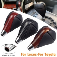 Walnut Leather Chrome Automatic Transmission Gear Shift Knob For Lexus RX350 RX450h IS250 IS350 ES30