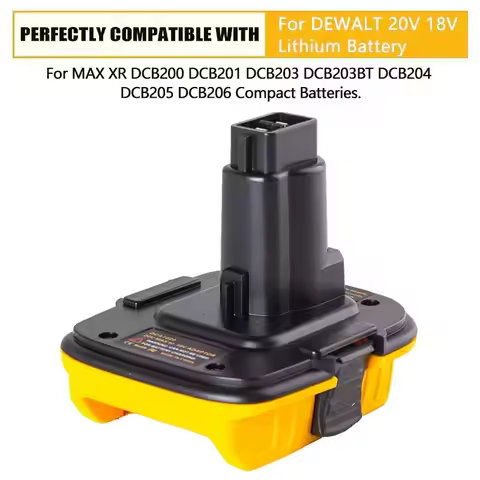 DCA1820 20V Battery Adapter for Dewalt 18V Tools Convert for Dewalt 20V Lithium Battery DC9096 DE909