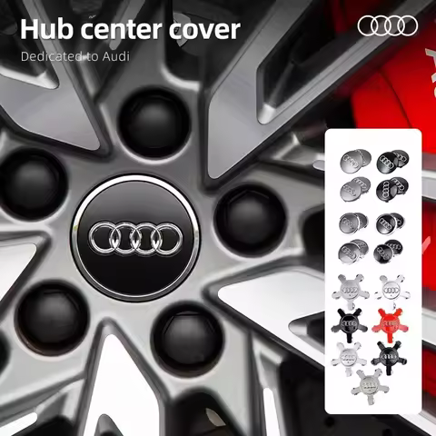 4PCS 60/61/68/69/135mm For Wheel Center Cap Car Hub Cap Fit For Audi A4 A6 A8 A3 A5 Q5 Q7 RS4 RS5 C5
