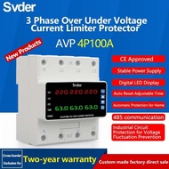 Three-Phase Over-Voltage Protector 4P ATS Three Power 100A 3Phase4 Display 5 Display 6 Display Volta