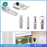 [Almencla1] Bifold Door Hardware Set Easy to Install High Performance Replacement Parts