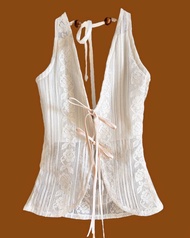 See through lace Top