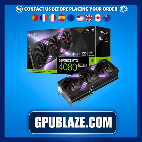Used GeForce RTX 4080 SUPER 16GB XLR8 Gaming VERTO OC 16GB GPU Gaming PC i9 laptop ti Placas gráfica