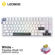 LEOBOG Hi86ปะเก็นคีย์บอร์ดเล่นเกมกลไกแบบถอดเปลี่ยนได้สามโหมดไร้สายรองรับ IS/Android/mac/win