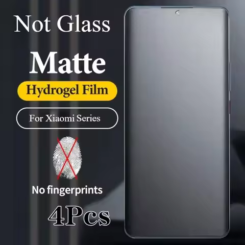 4PCS Matte Hydrogel Film for Xiaomi 15 11 12 12T 13T Pro Screen Protector for Xiaomi 15 Pro for Xiao