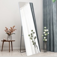 PATTERN Full Length Curved Stand Mirror Standing Cermin Tinggi Besar Modern Nordic Tall 150x37cm OOTD Hanging Full Body