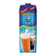 D_ทีพอทเอ็กซ์ตร้า นมข้นจืด กล่อง 1 ลิตร (TEAPOT EXTRA) หอม มัน ลงตัว ทีพอท เอ็กซ์ตร้า ครีมเทียมพร่อง