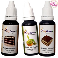 Tiramisu Flavor 25G Green Tea Mocha Emulco Butterscoth Red Velvet Emulco My Flavor Pewarna Makanan |