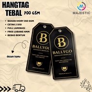 1200pcs Premium Custom Hangtags 700gsm