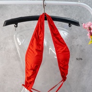 MERAH Women's Red Fabric Lingerie Sleepwear Sl76