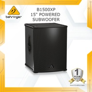 Behringer B1500XP High-Performance Active 3000 Watt PA Subwoofer with 15" Turbosound Speaker and Bui